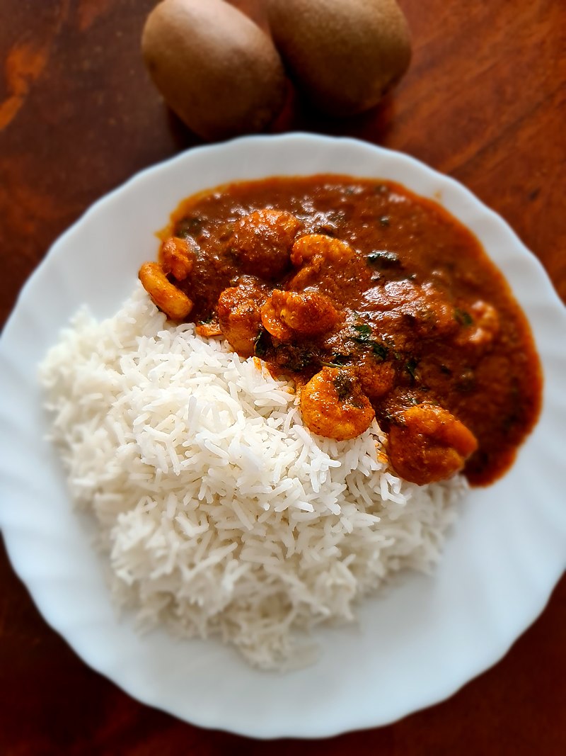 Prawn Vindahloo curry