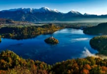 szlovénia Bledi-tó