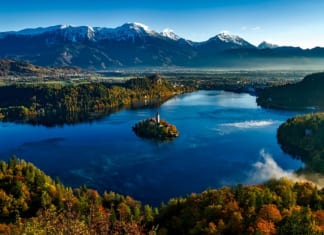 szlovénia Bledi-tó