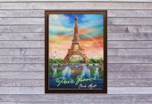 Monet ihlette városplakát Párizshoz