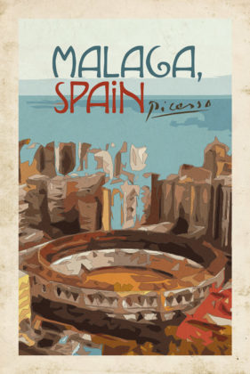 Városplakát: Picasso - Malaga