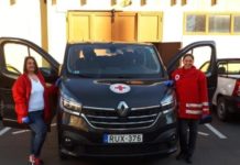 Magyar Voroskereszt auto adomány Renault Hungaria