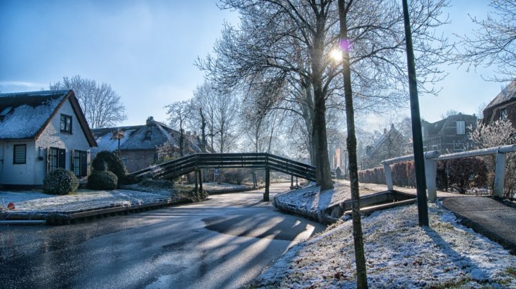 hollandia giethoorn utazás amszerdam télen