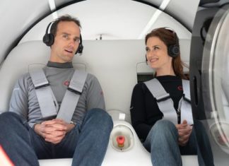 hyperloop teszt utasokkal
