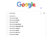 koronavírus google keresések 2020