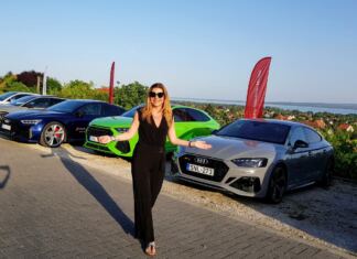 Audi RS roadshow Szebeni Katalin