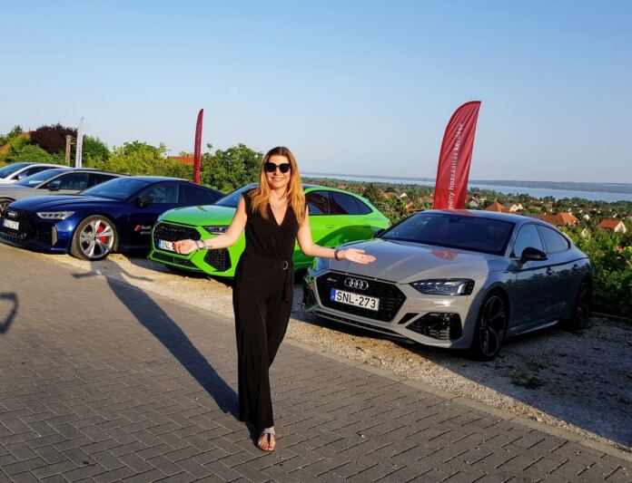Audi RS roadshow Szebeni Katalin