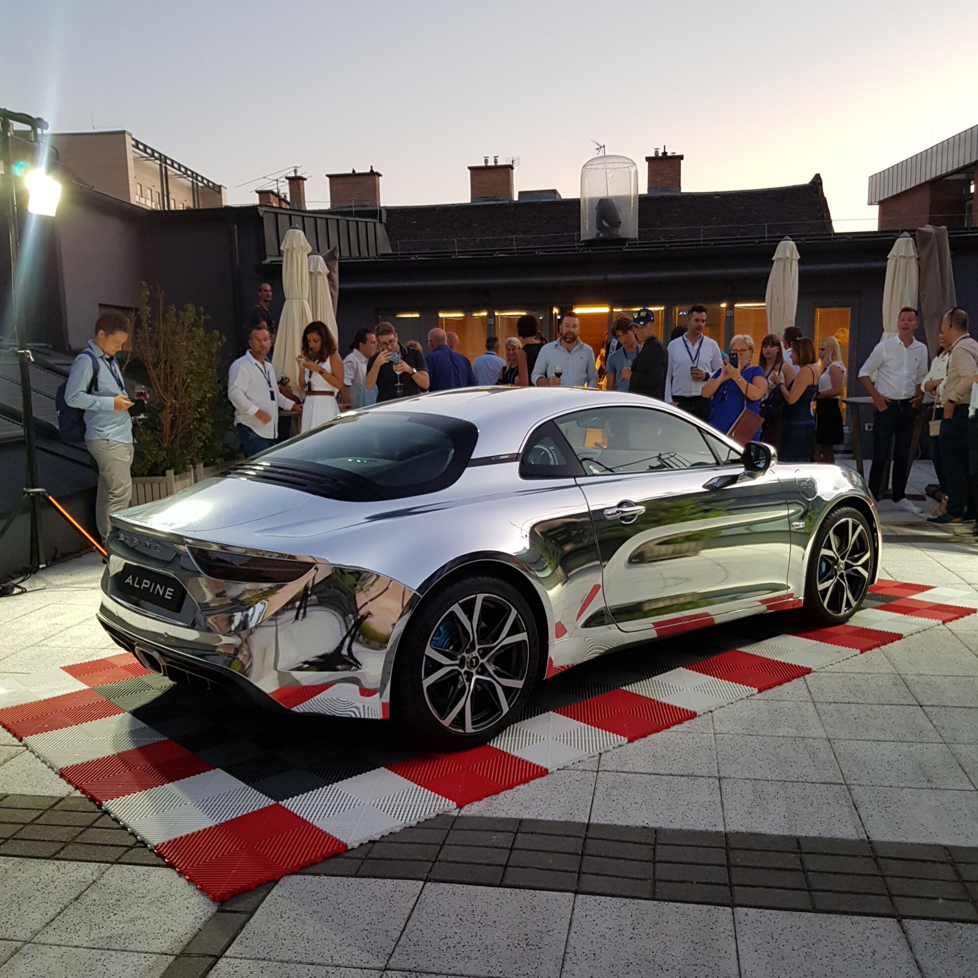 alpine tükör króm fólia