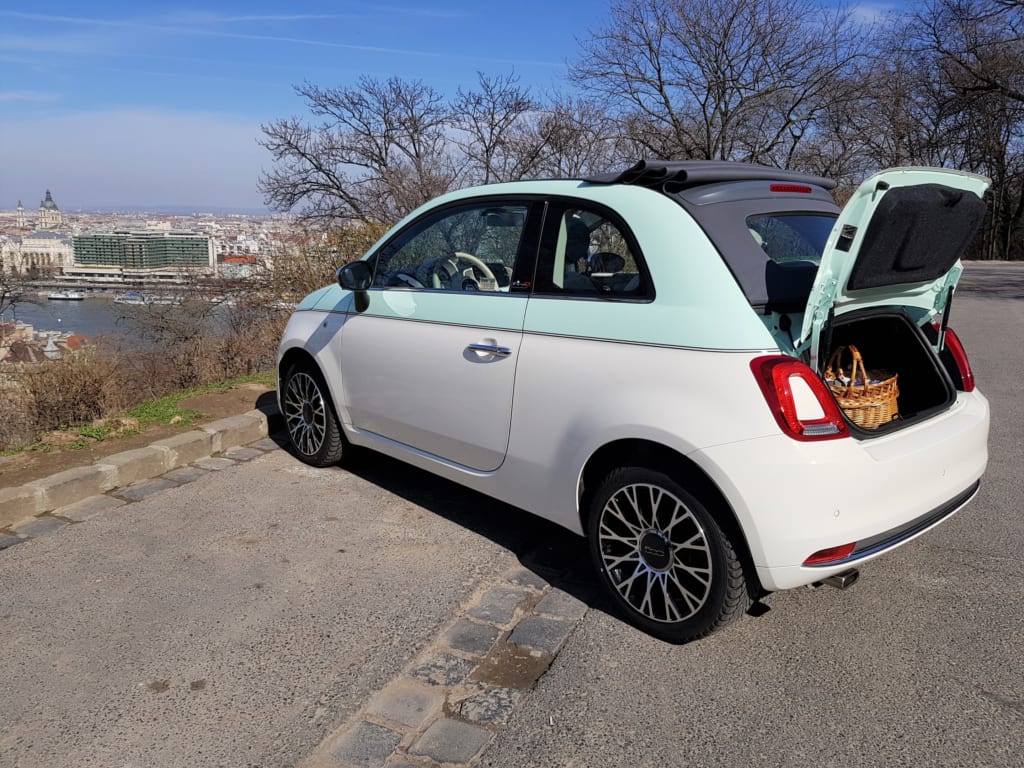 Fiat500 Collezione csomagtarto