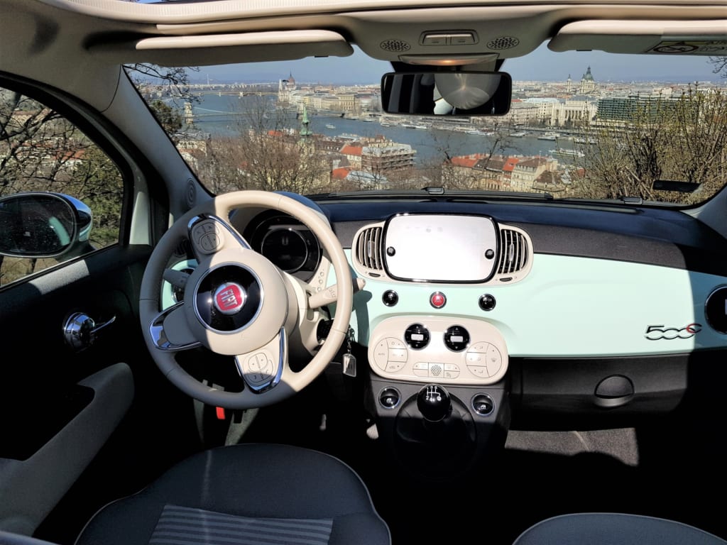 Fiat500 Collezione muszerfal