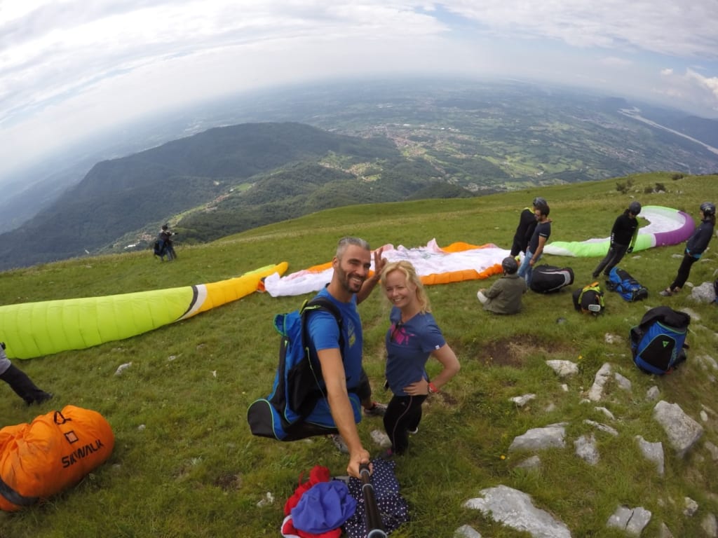Kipróbáltam a tandem siklóernyőzést!