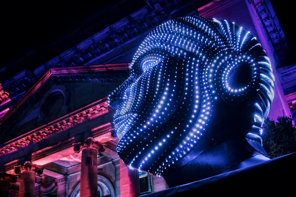 Zsolnay Light Art Nemzetközi Fényfestőverseny