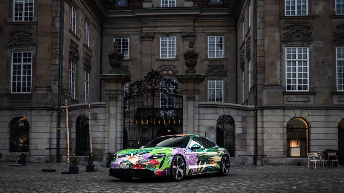 porsche taycan art car