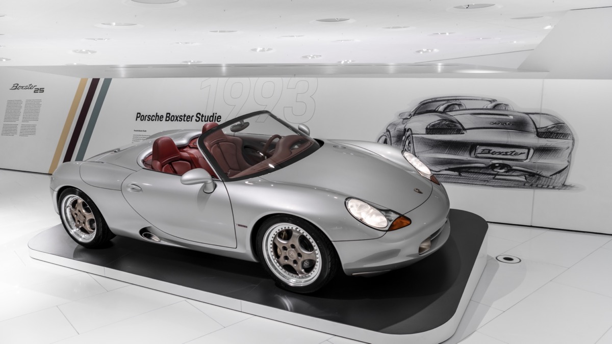 porsche boxster tanulmány elektromos koncepció