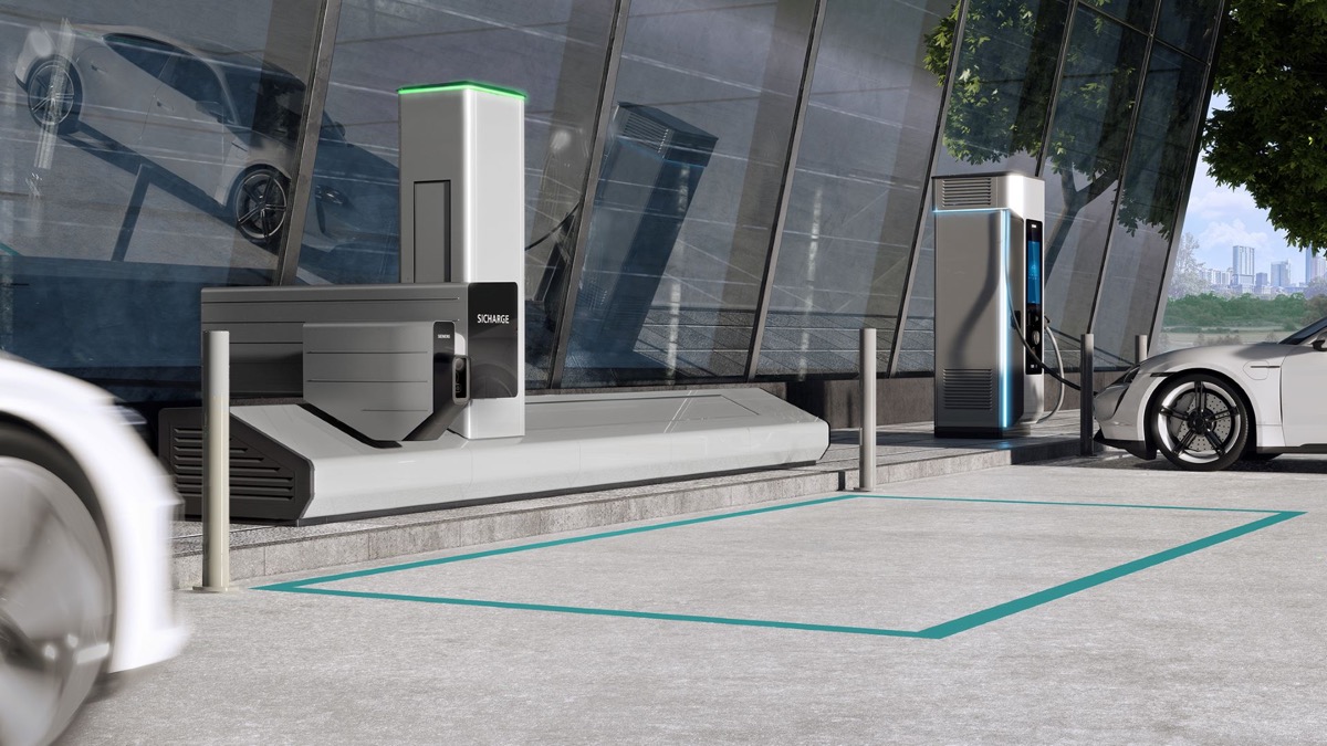 siemens autonóm töltőállomás