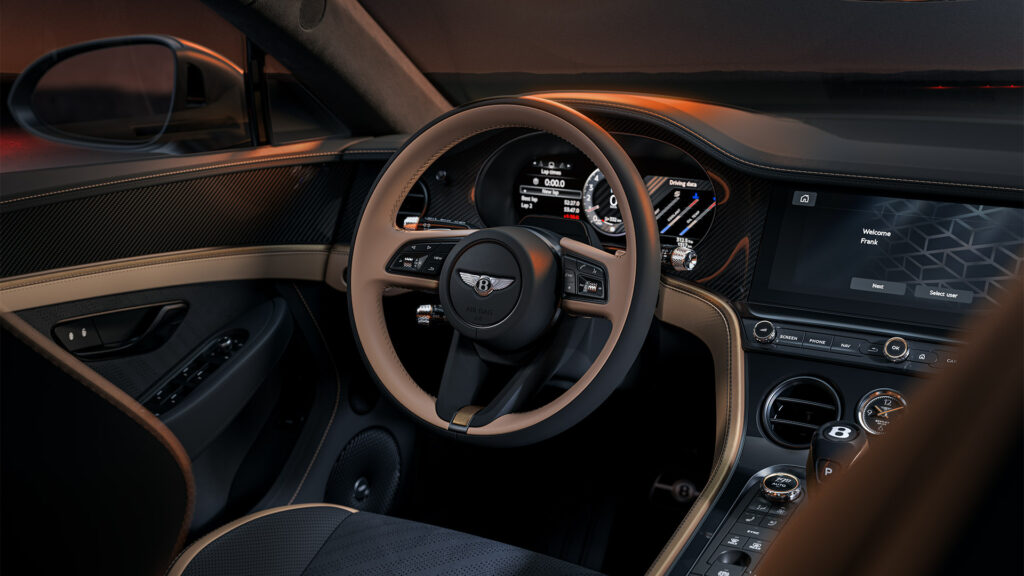 Bentley Supersports belső tér és műszerfal
