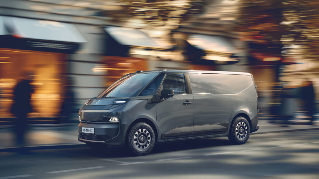 Renault Trafic E-Tech futurisztikus megjelenés
