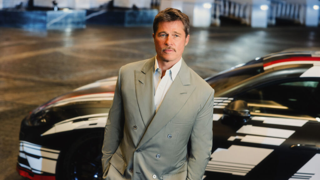 Brad Pitt a Mercedes-Benz bemutatón