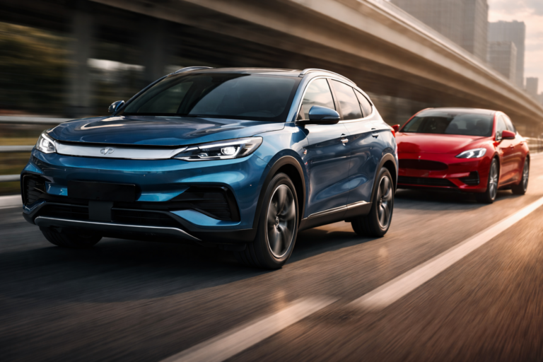 Tesla és BYD versenye