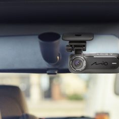 Muslim woman driving a car