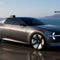 Skoda 100 Concept elölnézet modern formában
