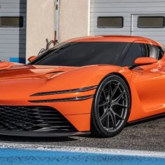 Genesis középmotoros szuperautó első lökhárító