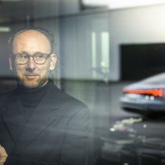 Marc Lichte, Leitung Design, AUDI AG,mit dem etron GT