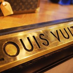 Louis Vuitton Boutique Window in Florence