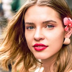 Artistry Studio Bangkok Edition Social Model Closeup with Flower